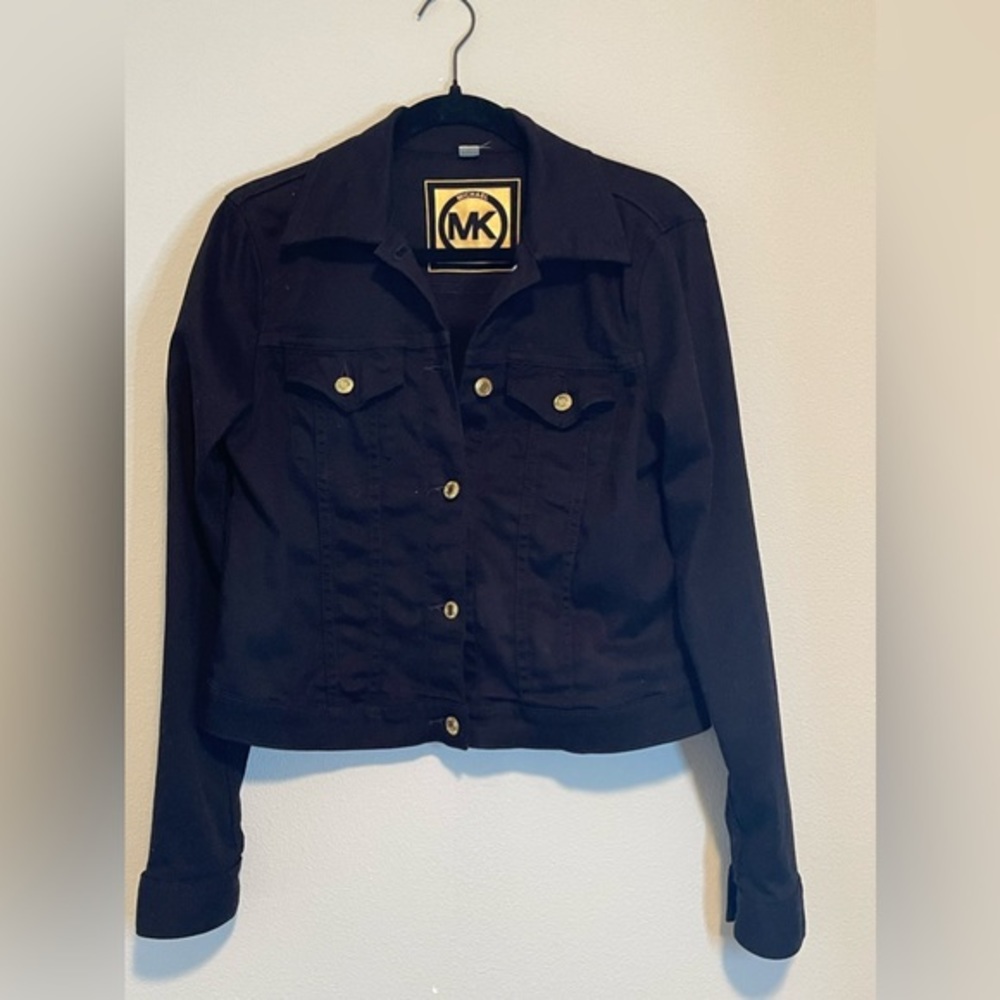 MICHAEL Michael Kors Black Jean Jacket
